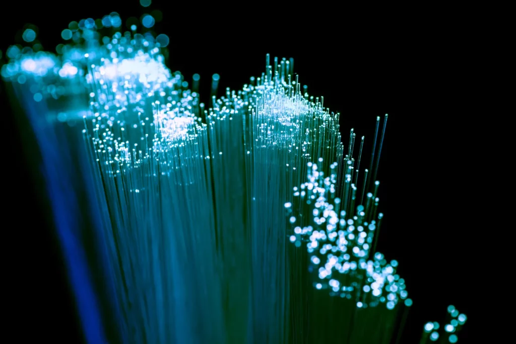 Faisceau de fibres optiques lumineuses